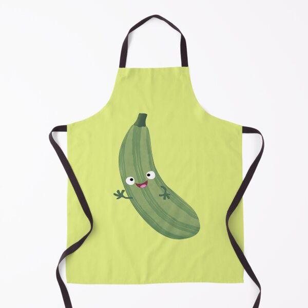 Item preview, Cute zucchini happy cartoon illustration designed and sold by FrogFactory.