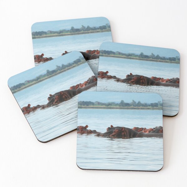 Item preview, Hippo Herd Omo River Africa designed and sold by worldways.