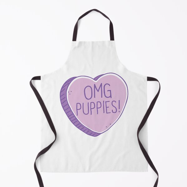 Item preview, OMG PUPPIES! cute Candy heart in pink designed and sold by jazzydevil.