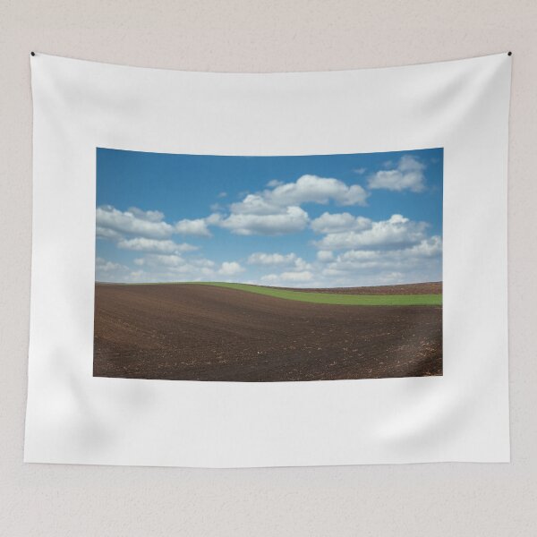 Item preview, plowed field landscape spring season designed and sold by goceris.