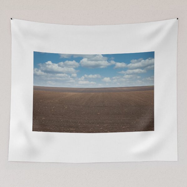 Item preview, plowed field landscape Voivodina Serbia designed and sold by goceris.