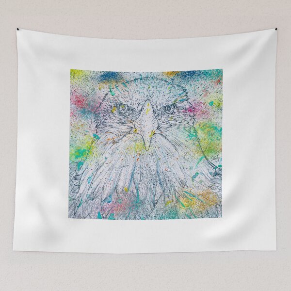 Item preview, EAGLE - watercolor and pencil portrait  designed and sold by lautir.