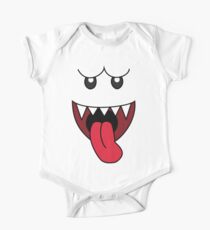 boo Short Sleeve Baby One-Piece