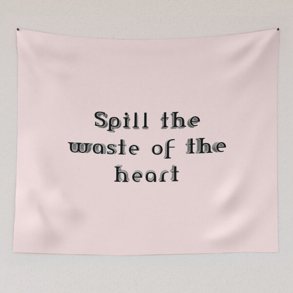 Item preview, *Spill the waste of the heart* designed and sold by ITALY-Roselli-.