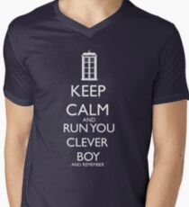 run you clever boy Men's V-Neck T-Shirt