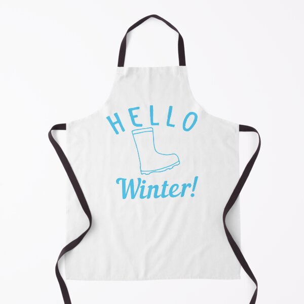 Item preview, HELLO winter! with cute gumboot designed and sold by jazzydevil.
