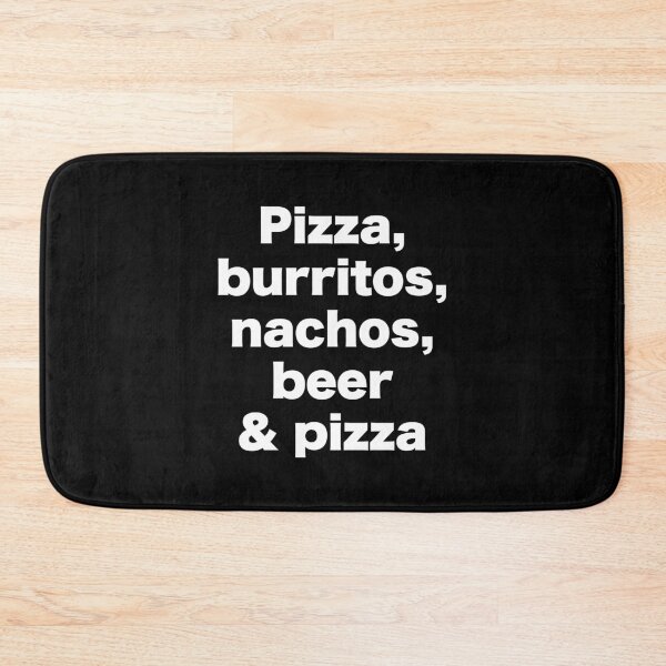 Item preview, Pizza, burritos, nachos, beer & pizza designed and sold by MrMotto.