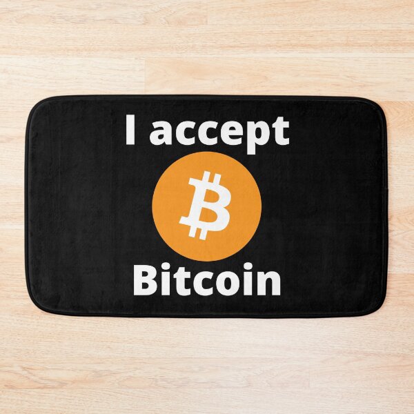 Item preview, I Accept Bitcoin designed and sold by PureGeometry.