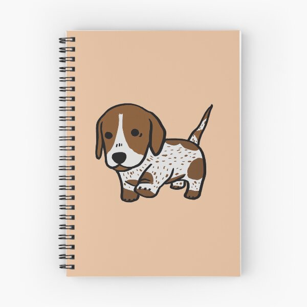 Item preview, Tippy Tappy Cute Dachshund Puppy Light Brown Piebald Brindle designed and sold by Reiyankhairina.