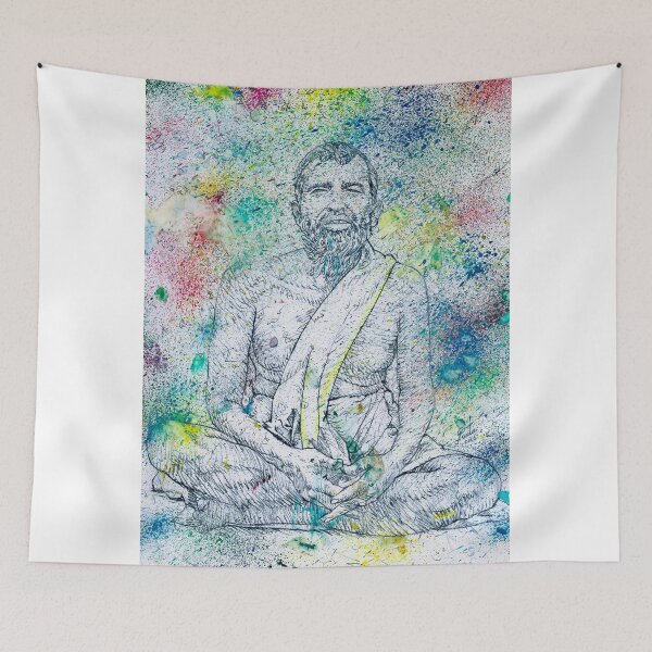 Item preview, RAMAKRISHNA - watercolor and pencil portrait .2 designed and sold by lautir.
