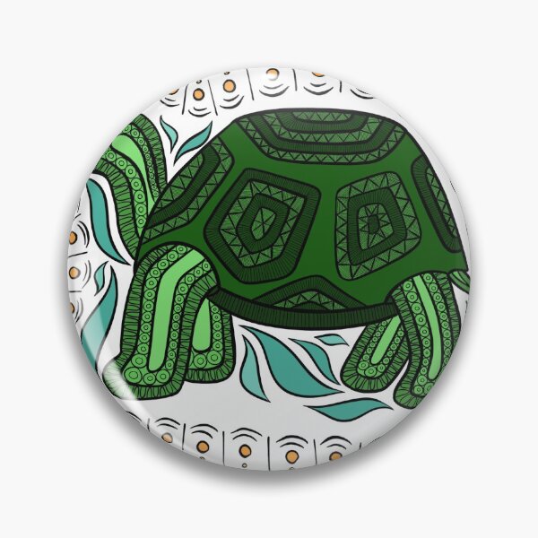 Item preview, Turtle with mandala pattern designed and sold by Dreadtoni.