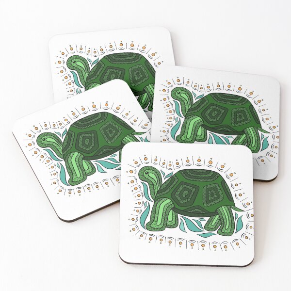 Item preview, Turtle with mandala pattern designed and sold by Dreadtoni.
