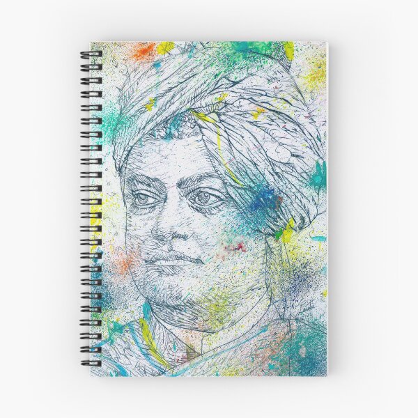 Item preview, SWAMI VIVEKANANDA - watercolor and pencil portrait .1 designed and sold by lautir.