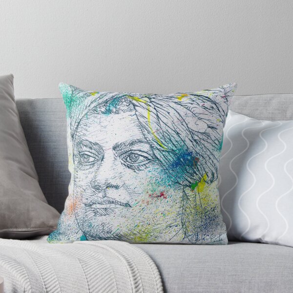Item preview, SWAMI VIVEKANANDA - watercolor and pencil portrait .1 designed and sold by lautir.