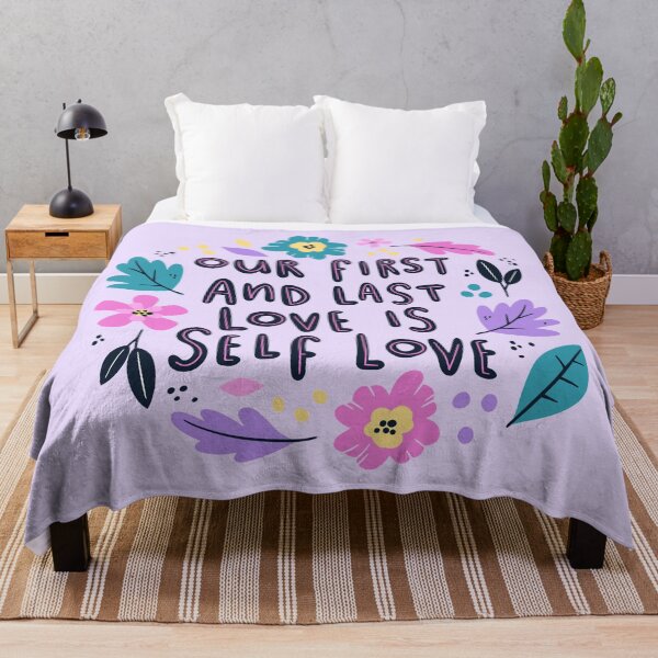 Item preview, Our First and Last Love is Self Love on Lilac designed and sold by ReesDesigns.