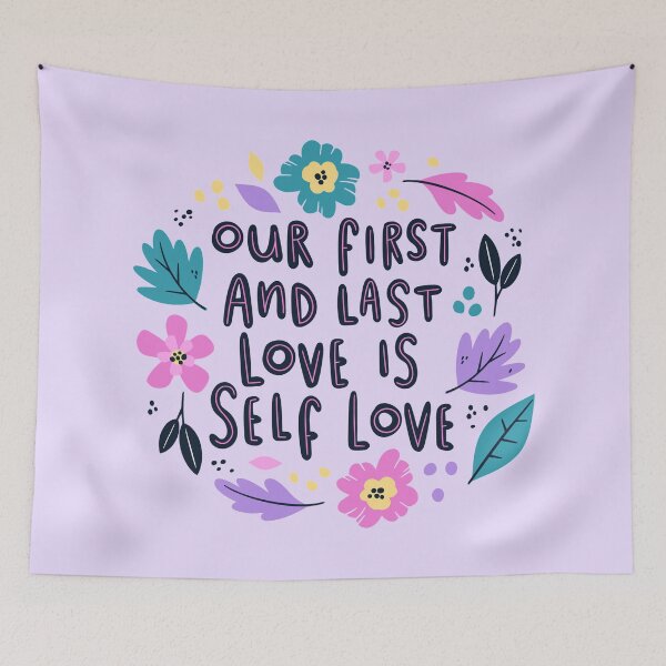 Item preview, Our First and Last Love is Self Love on Lilac designed and sold by ReesDesigns.