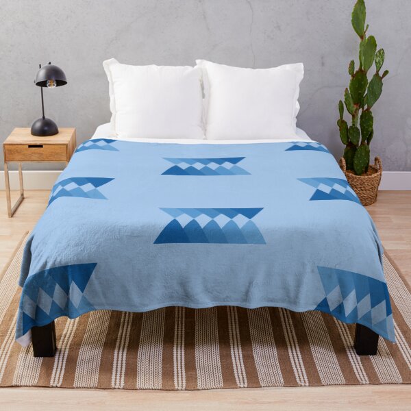 Item preview, Jaggered Gradient - Blue Pattern designed and sold by HuyN95.