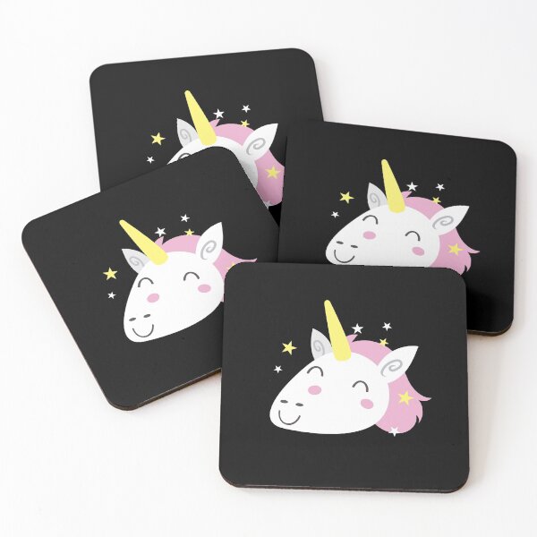 Item preview, Super round cute unicorn  designed and sold by jazzydevil.