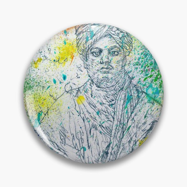 Item preview, SWAMI VIVEKANANDA - watercolor and pencil portrait .3 designed and sold by lautir.