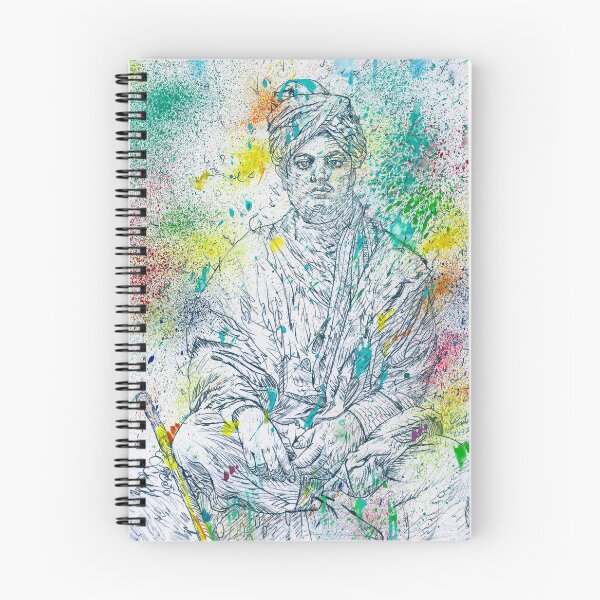 Item preview, SWAMI VIVEKANANDA - watercolor and pencil portrait .3 designed and sold by lautir.