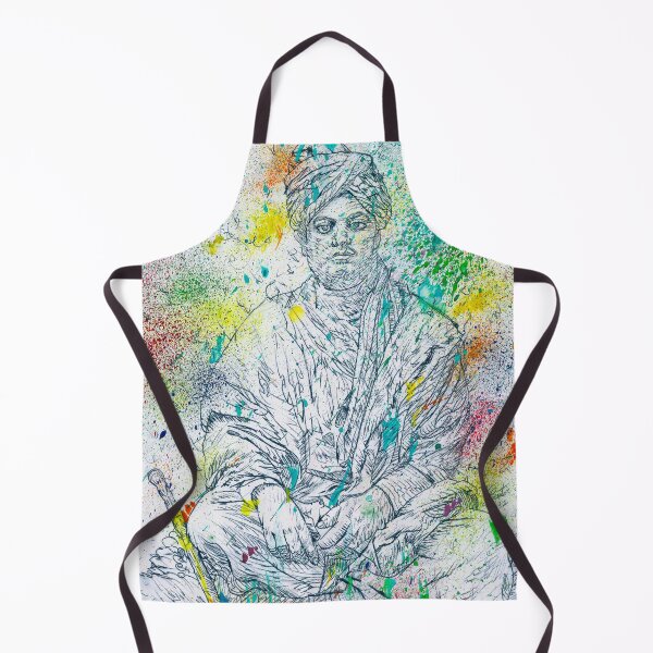 Item preview, SWAMI VIVEKANANDA - watercolor and pencil portrait .3 designed and sold by lautir.