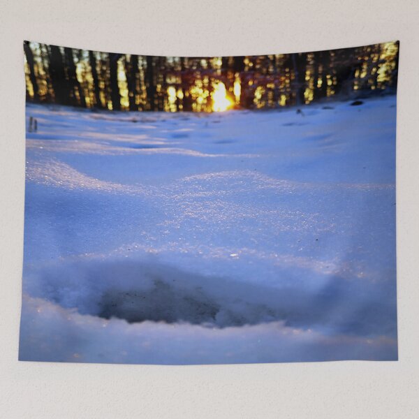 Item preview, Tracks in the snow in the backlight designed and sold by frankuffmann.