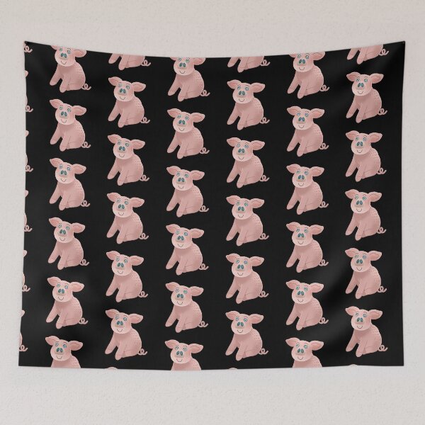 Item preview, Cute little pink pig designed and sold by jazzydevil.
