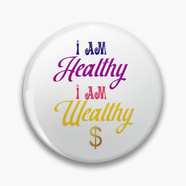 Item preview, I Am Healthy I Am Wealthy designed and sold by jamal-alkhalf.