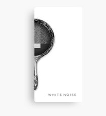 White White noise Canvas Print