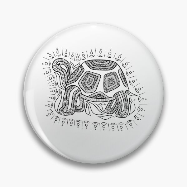 Item preview, Turtle with mandala pattern designed and sold by Dreadtoni.