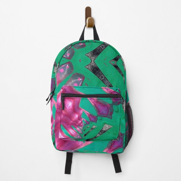 Item preview, Colorama decorative pattern pink and green designed and sold by Joie-et-Poesie.
