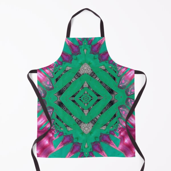 Item preview, Colorama decorative pattern pink and green designed and sold by Joie-et-Poesie.