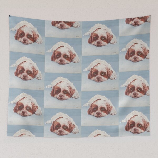 Item preview, White and Brown Dog  designed and sold by MaggieMosleyArt.