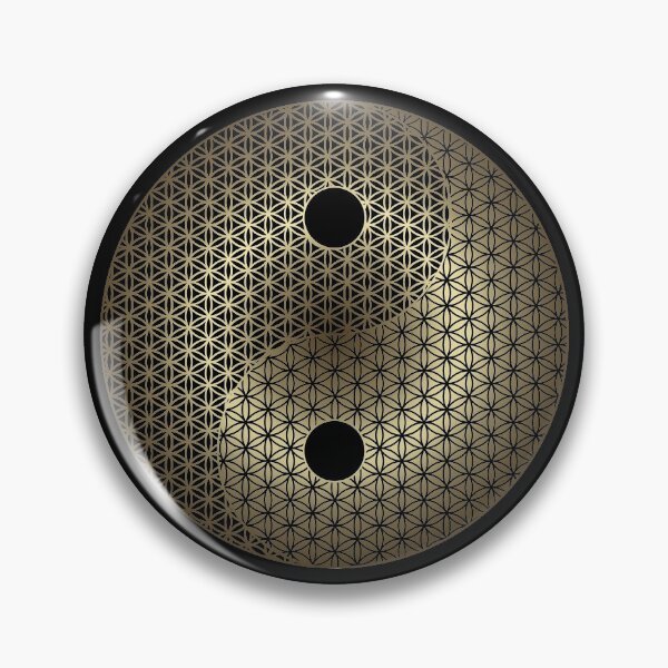 Item preview, Golden Flower of life Yin-Yang designed and sold by KreaKat.