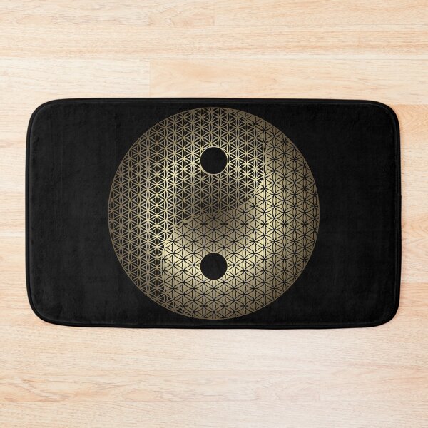 Item preview, Golden Flower of life Yin-Yang designed and sold by KreaKat.