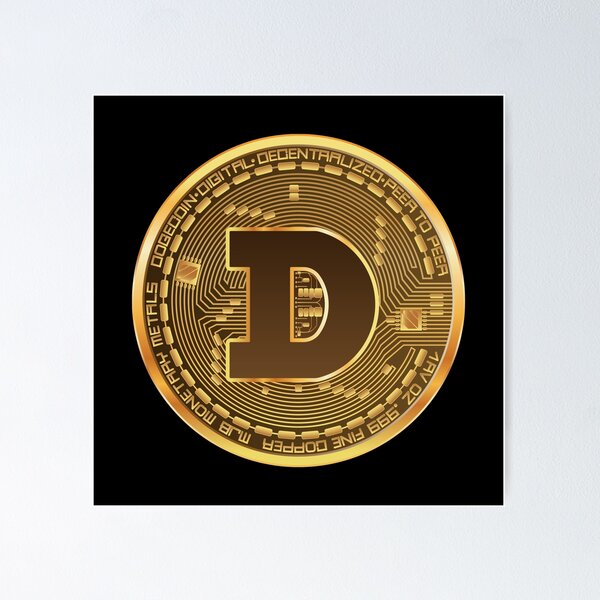Artikel-Vorschau von Dogecoin, designt und verkauft von Dream Imagine Create ..