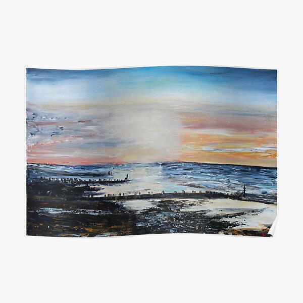 Hunstanton Beach North Norfolk Poster