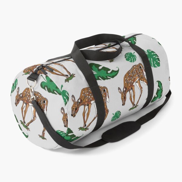 Item preview, white-tailed deer fawn with green leaves designed and sold by The Red Shop.