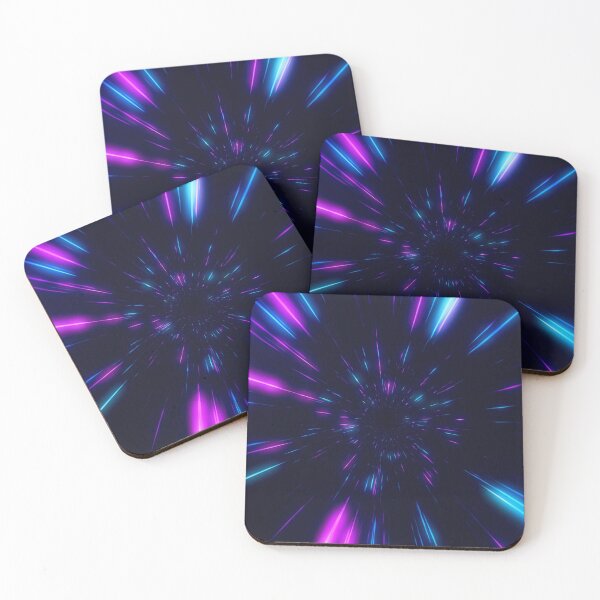 Item preview, Neon Space Tunnel 3D illustration designed and sold by JTS STORE.