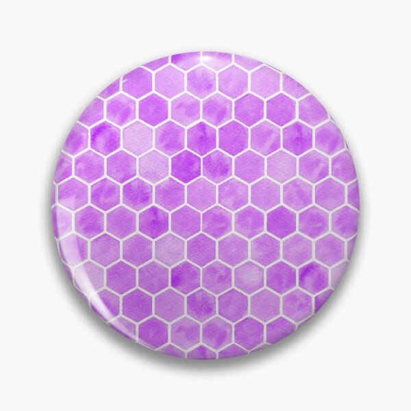 Item preview, Purple Hexagon/Honeycomb Pattern - White designed and sold by VvdVenDesign.