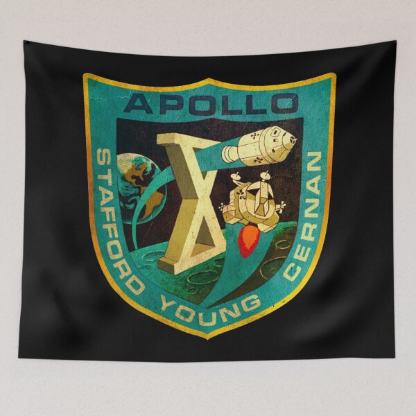 Item preview, vintage Apollo 10 logo designed and sold by trendistudio.