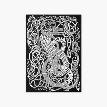 Item preview, Jormungandr - Norse Mythology - The Midgard Serpent designed and sold by MythicComicsArt.