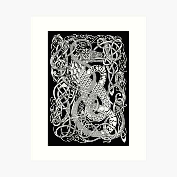 Sea Serpent Norse Mythology Canvas Paintings Pop Art - Temu