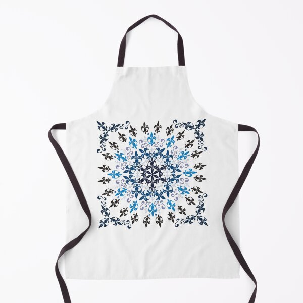 Item preview, roue de lys (version bleu en blanc) designed and sold by HoremWeb.