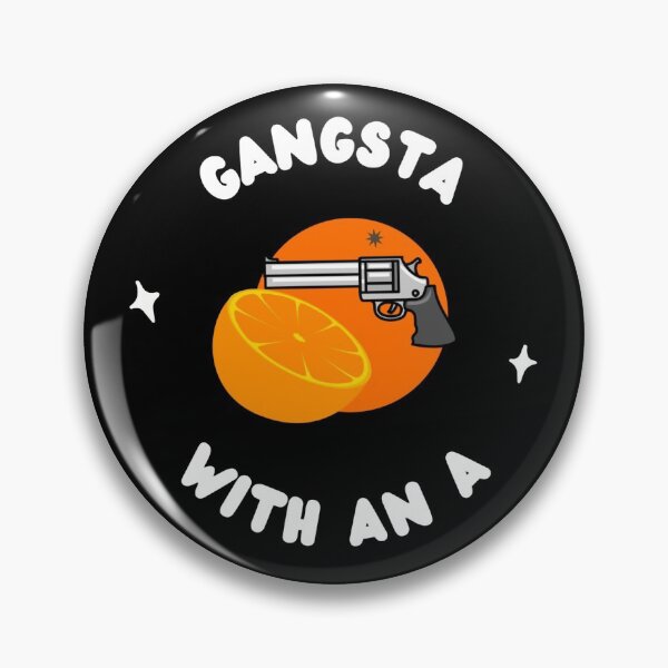Item preview, Gangsta with an a sticker designed and sold by oxoxoxo.