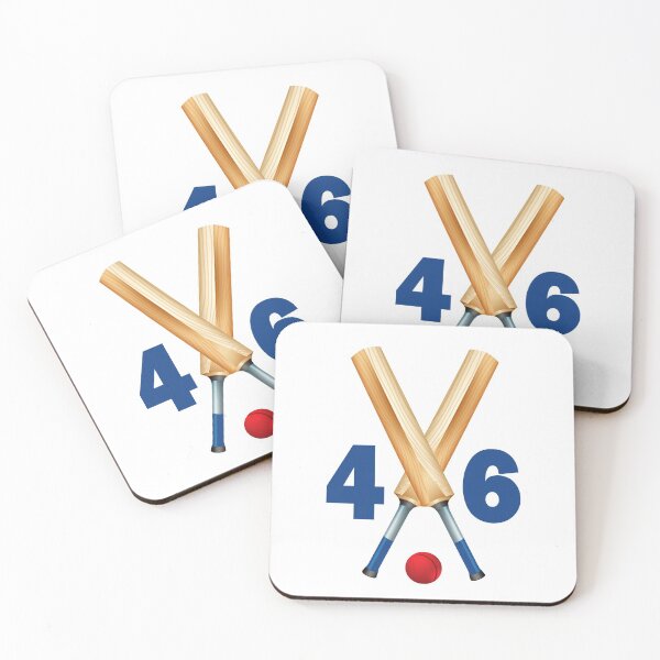 Item preview, Cricket number 46 - forty six with bats and ball designed and sold by AllShirts21.