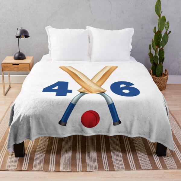 Item preview, Cricket number 46 - forty six with bats and ball designed and sold by AllShirts21.
