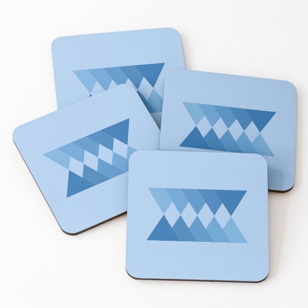 Item preview, Jaggered Gradient - Blue Pattern designed and sold by HuyN95.