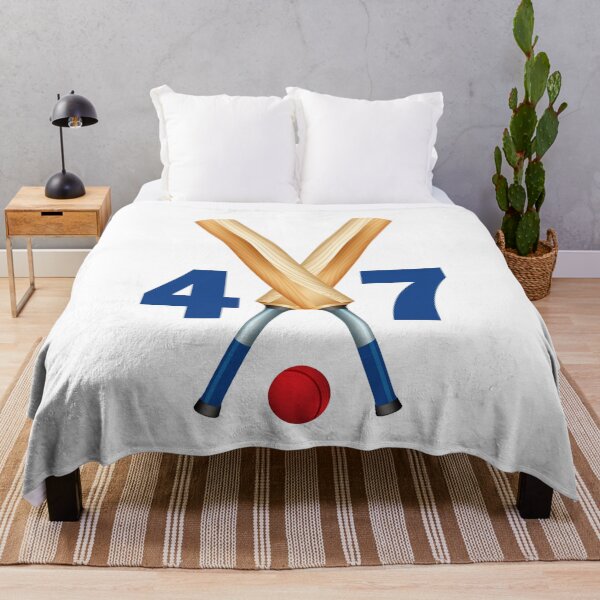 Item preview, Cricket number 47 - forty seven with bats and ball designed and sold by AllShirts21.