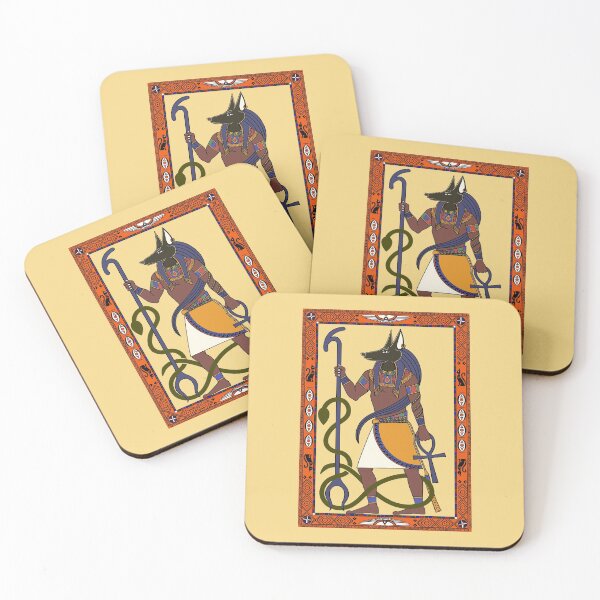 Item preview, Anubis - Colour - Egyptian Art designed and sold by MythicComicsArt.